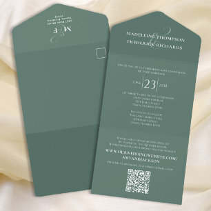 Código QR da Folhagem Verde Elegante do Eucalyptus