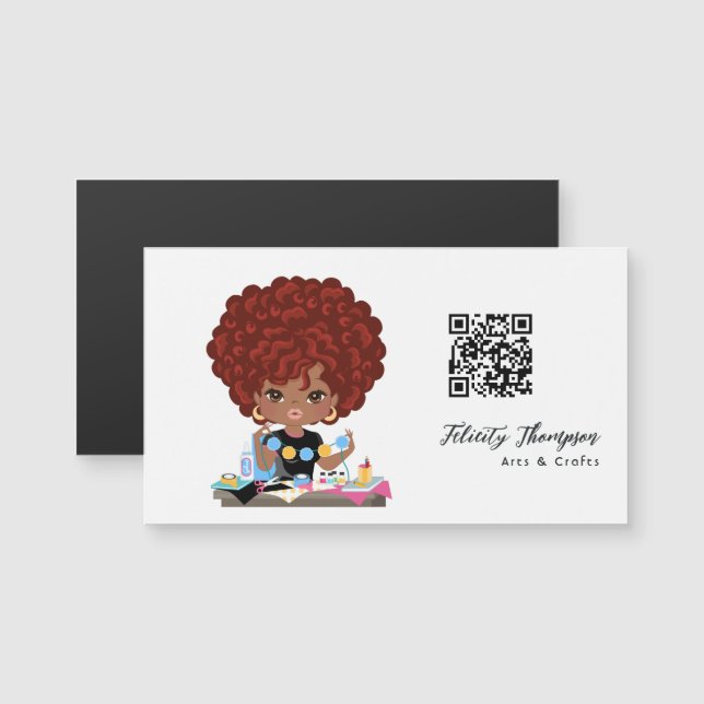 Código QR da Rainha da Criação (Frente/Verso)