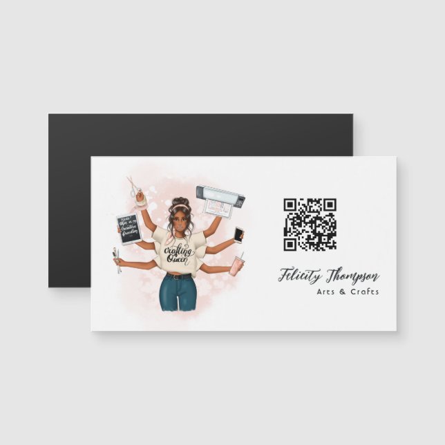 Código QR da Rainha da Criação (Frente/Verso)