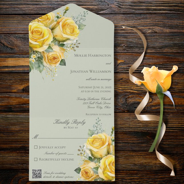 Código QR das Rosas Amarelas (Criador carregado)