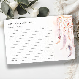 Código QR de Boho Feather Dreamcatcher Weding RSVP