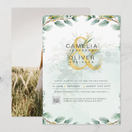 CÓDIGO QR de Convite para Casamento de FOTO em Ver