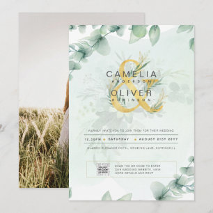 CÓDIGO QR de Convite para Casamento de FOTO em Ver