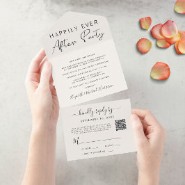 Código QR de Creme de Recepção de Casamento Felize