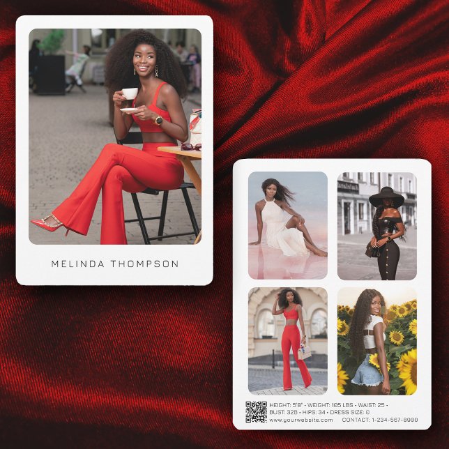 Código QR de Foto do Ator Comp Card 5 Foto do Ator (Criador carregado)