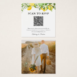 Código QR de Limões e Limas Foto Resposta de Casam