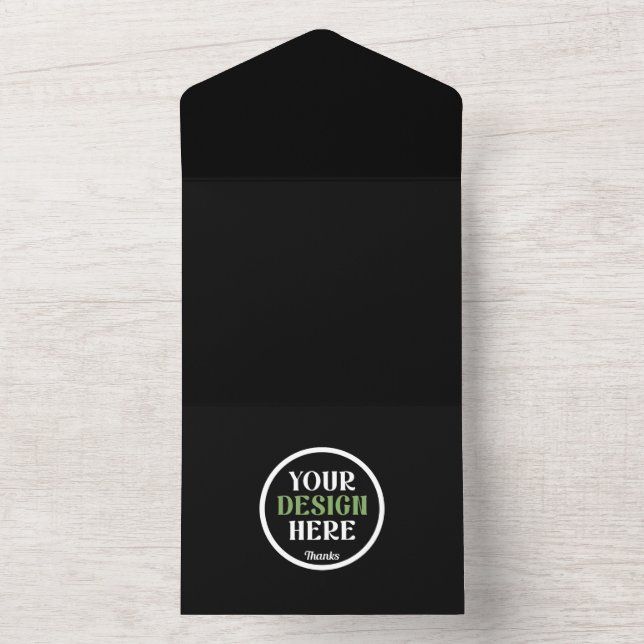 Código QR de Marca Comercial Preta Personalizada (Interno)
