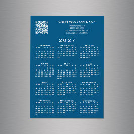 Código QR de Negócios Personalizado Calendário 202