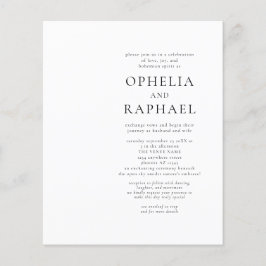 Código QR de Orçamento Convite de casamento branco