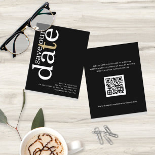 Código QR de Orçamento Texto Dourado Branco Texto