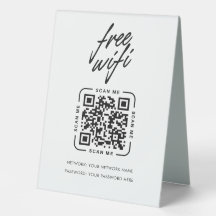 Código QR de Rede Wifi Negócios Modernos