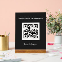 Código QR de Reserva de Carvão de Esteticista