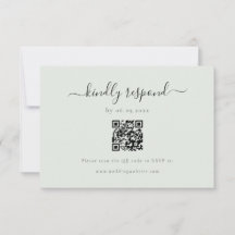 Código QR de Resposta Gentil e Elegante