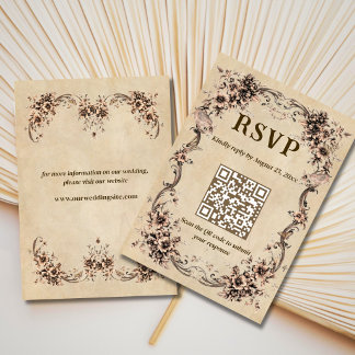 Código QR de Resposta para Casamento Floral Vitori