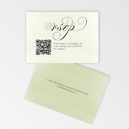 Código QR de Resposta RSVP de Casamento em Letra E