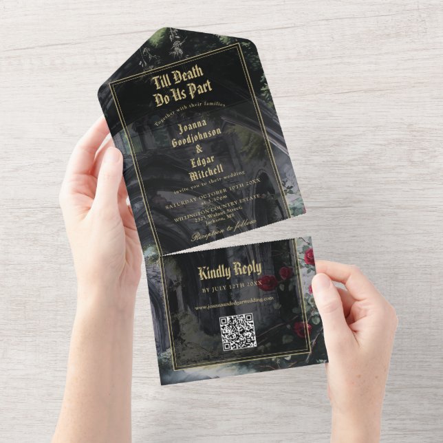 Código QR de Ruínas Góticas Até a Morte Casamento (Tearaway)
