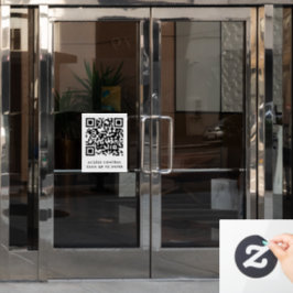 Código QR de trava de porta personalizada para ent