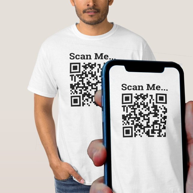 Código QR Design T-Shirt (Criador carregado)