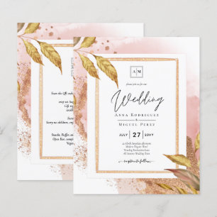 Código QR do Convite de casamento do Rosa do ORÇAM