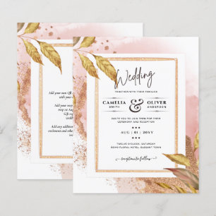 Código QR do Convite de casamento do Rosa do ORÇAM