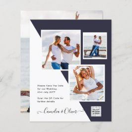 Código QR do Convite de casamento FOTO Data de sal