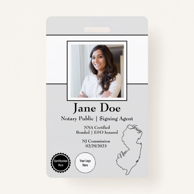 Código QR do Crachá Público Notário do Estado de N (Frente)