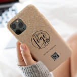 Código qr do logotipo corporativo do negócio de ou<br><div class="desc">O moderno preto e fino glitter glitter de ouro cônico é ombre no logotipo corporativo amarelo do código qr. Uma maneira simples e eficiente de anunciar sua empresa.</div>