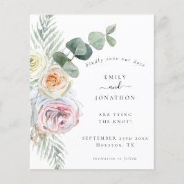 Código QR do orçamento Eucalyptus Floral Wedding D