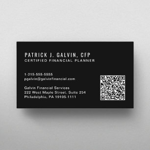 Código QR do Planejador Financeiro Certificado CFP