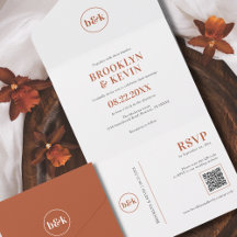 Código QR do Terracotta Rust do Orçamento Minimali