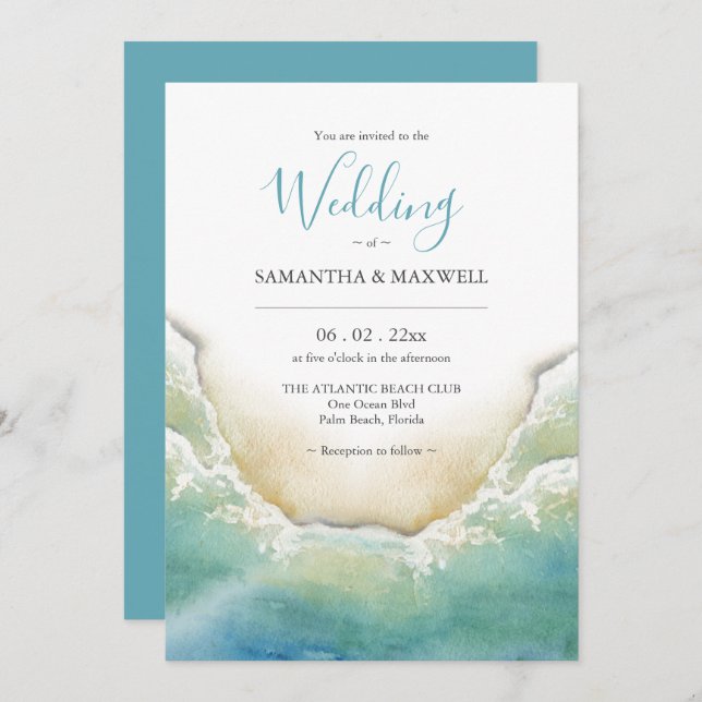 Código QR dos Convites de Casamento de Destino (Frente/Verso)