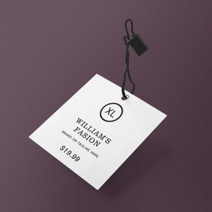 Código QR Etiqueta de Preço de Vestuário Etiquet