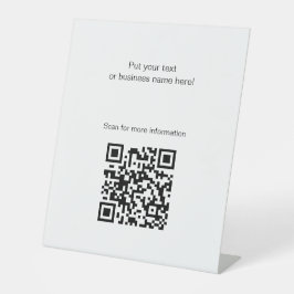 Código QR Indicativo de pedestal Precoce Livre