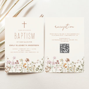 Código QR Jardim de Batismo de Flor Selvagem em Sa