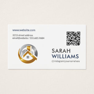 Código QR   Logotipo Dourado Imobiliário