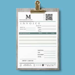 Código Qr Monograma de Recebimento de NFF Comercia