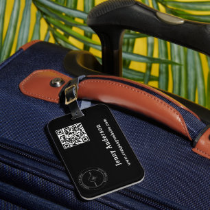 Código QR Nome comercial & Etiquetas de logotipo e
