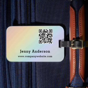 Código QR Nome comercial & Etiquetas de logotipo e