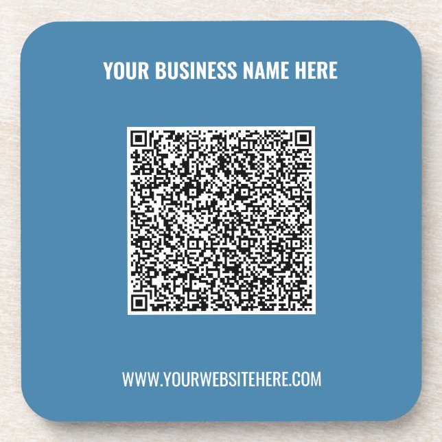 Código QR Nome comercial Porta copos profissional  (Frente)