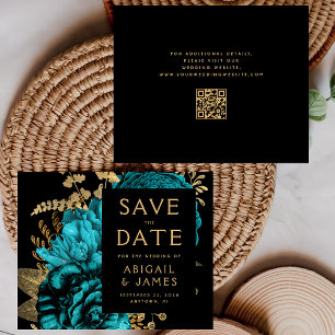 Código QR Orçamento Floral Turquesa Casamento Salv