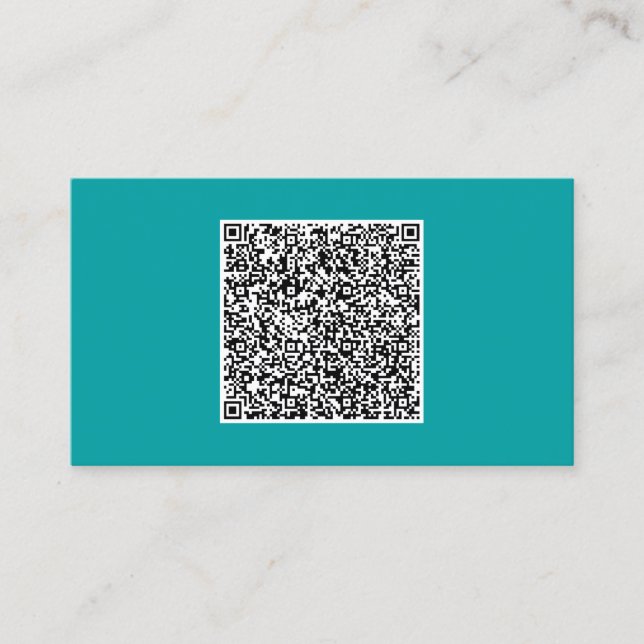 Código QR personalizado Cartão de visita seu própr (Frente)