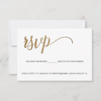 Código QR personalizado de RSVP por e-mail assento