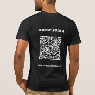 Código QR personalizado e Modelo de Camisa de Negó