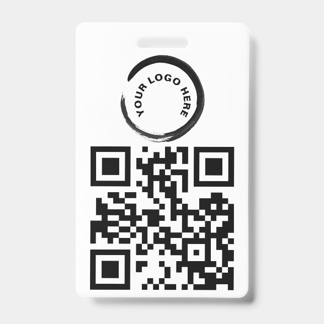 Código QR personalizado e/ou Crachá de logotipo (Front)