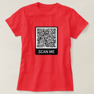 Código QR personalizado seu presente de camisa per
