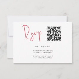 Código QR Placas RSVP Vermelhas
