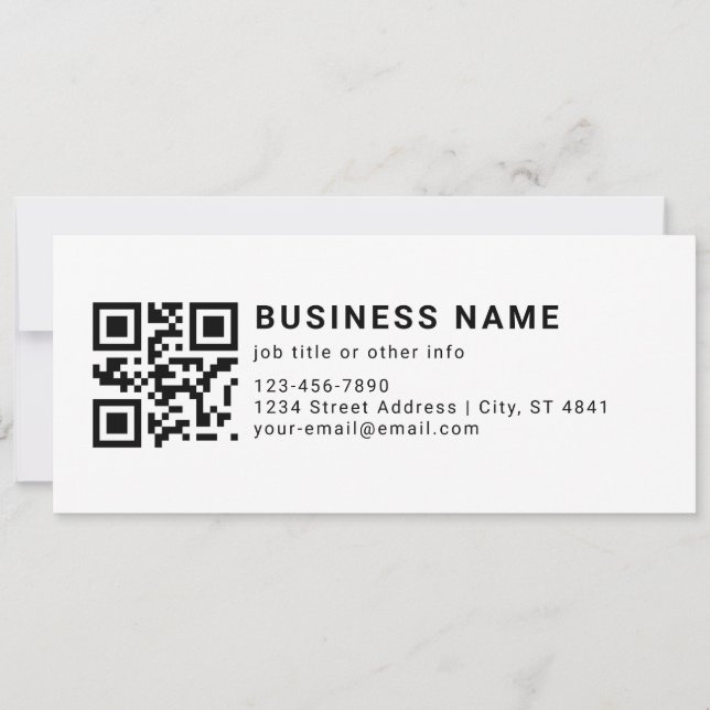 Código QR Promocional Empresarial (Frente)
