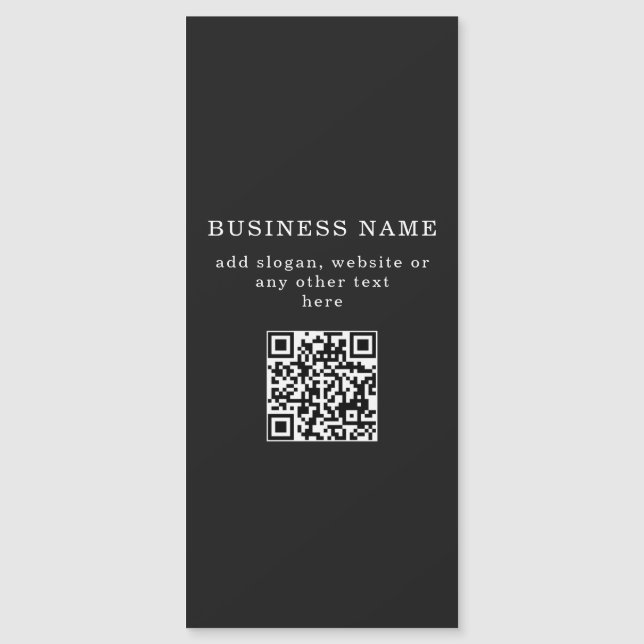 Código QR promocional empresarial (Frente)