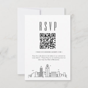 Código QR RSVP de Casamento de San Diego