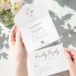 Código QR Simples e Elegante Chic Modern de Casame